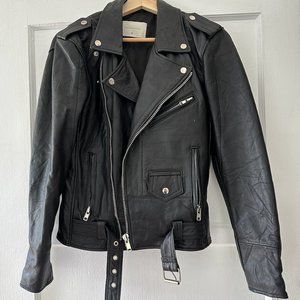 Deadwood Classic Biker Jacket for Reformation - Made from 100% Recycled Leather